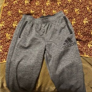 Adidas Kids Charcoal Gray Joggers
